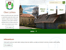 Tablet Screenshot of lichkov.cz
